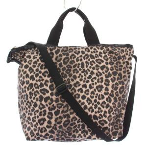 DELUXE EASY CARRY TOTE トートバッグ ショルダーバッグ 2WAY ヒョウ柄 レオパード