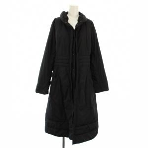 ダウンコート アウター ロング 38 黒 ブラック /TK MA