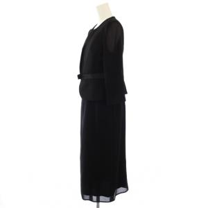 Chloe FORMAL ブラックフォーマル 喪服 ワンピース 七分袖 ロング 11AR 黒 ブラック /TK MA