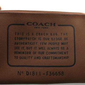 COACH シグネチャー トートバッグ ショルダーバッグ リバーシブル PVC 茶 ブラウン F36658 /AN1