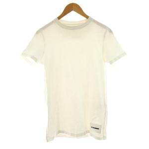 Tシャツ カットソー 半袖 クルーネック L 白 ホワイト KKPWZB0001 /KU MA