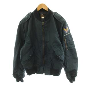 L-2A フライトジャケット ブルゾン L 緑 グリーン /AN59 MA