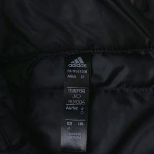 adidas ダウンジャケット 長袖 O 黒 ブラック /AP MA