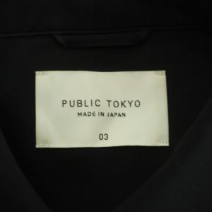 PUBLIC TOKYO シャツ 長袖 3 黒 ブラック 153400008 /AN94 MA