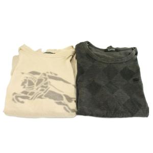 Tシャツ 2点セット 半袖 ロゴ 2 ベージュ 黒 ブラック BMV50-412-43 D1P31-130-78