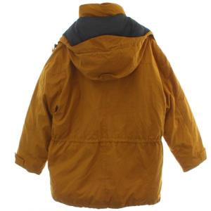 Eddie Bauer EddieBauer ダウンジャケット 上着 S/P マスタード 無地 スタンドカラー 長袖 0010218 /GG MA