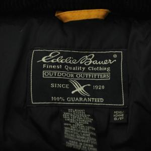 Eddie Bauer EddieBauer ダウンジャケット 上着 S/P マスタード 無地 スタンドカラー 長袖 0010218 /GG MA
