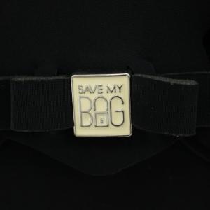 SAVE MY BAG ハンドバッグ リボン 紺 ネイビー /AN14 MA