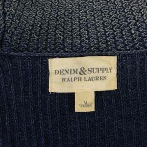 DENIM & SUPPLY RALPH LAUREN ニット カーディガン 長袖 ショールカラー M ネイビー /BM MA