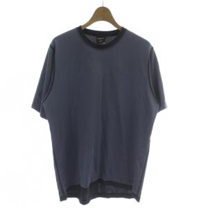 Tシャツ カットソー M 青 ブルー 半袖 無地 クルーネック /GG MA