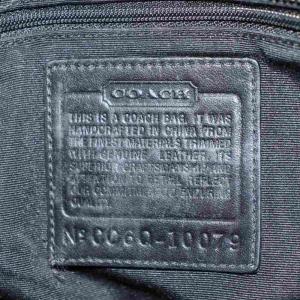 COACH シグネチャー ハンドバッグ トートバッグ ショルダーバッグ キャンバス レザー 黒 ブラック /AN6