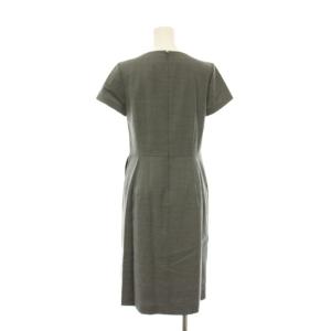 theory luxe EXECUTIVE ANAHITA ワンピース ひざ丈 半袖 38 グレー /YM H