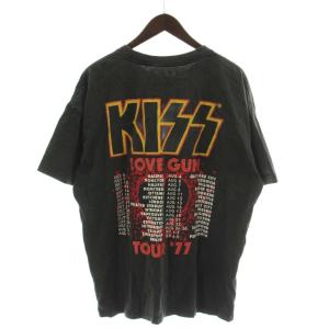 FREAK'S STORE KISS THE LOVE TOUR '71 Tシャツ M グレー プリント 半袖 ラウンドネック /GG