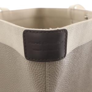 Hervé Chapelier トートバッグ コーテッドキャンバス グレー 708GP