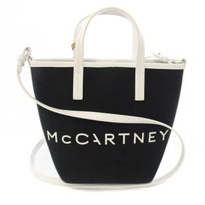 STELLA McCARTNEY BANANATEX ロゴバケットバッグ 2WAY ブラック