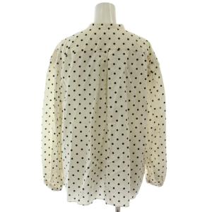 BEAUTY&YOUTH UNITED ARROWS シャツ ブラウス アイボリー 黒 ブラック ドット柄 長袖 /GG MA