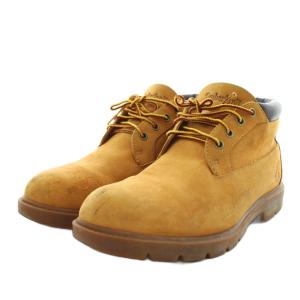 Timberland ワークブーツ ショートブーツ ロゴ 7.5 茶 ブラウン 53581 /AN14 MA