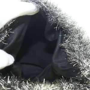 UNITED ARROWS シテン CITEN ハンドバッグ ファー 黒 ブラック シルバーカラー ファー /MI MA