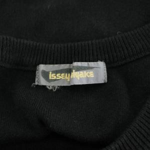 ISSEY MIYAKE タンクトップ コットン S 黒 ブラック /AN58 MA