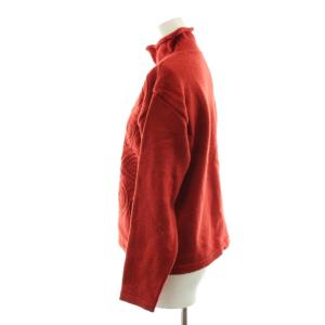 ISSEY MIYAKE ハイスポーティングギア HAI SPORTING GEAR ニット セーター 長袖 ウール M 赤 レッド