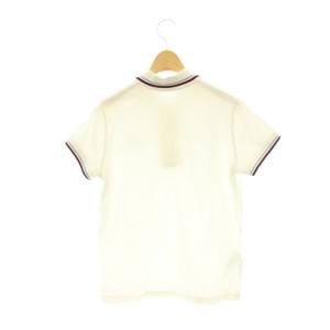 FRED PERRY ポロシャツ ロゴ刺繍 鹿の子 半袖 UK10 白 /HS MA
