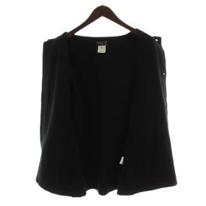 Agnes b. homme カバーオール ジャケット コットン 0 黒 ブラック 長袖 01000541 /GG44 GY28