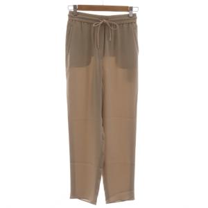 25SS Flow Mason Pant バックサテンドローコードプルオンパンツ S34 ベージュ ドローストリング