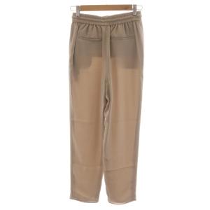 theory luxe 25SS Flow Mason Pant バックサテンドローコードプルオンパンツ S34 ベージュ ドローストリング