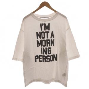 21SS BIGロゴT Tシャツ カットソー 白 ホワイト ロゴ 21070220318220 /RR
