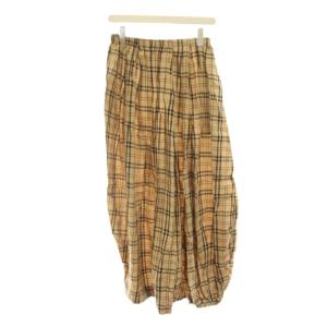 サルエルパンツ バルーンパンツ チェック 36 ベージュ 黒 300DS331-2980 /YM35