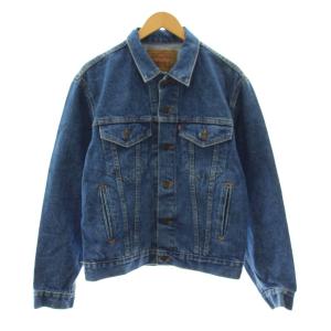 デニムジャケット USED加工 USA製 40 インディゴ 70506 0217