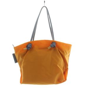 VIOLA d'ORO トートバッグ ショルダーバッグ ナイロン 黄 イエロー 水色 ライトブルー /AN MA