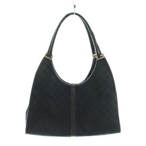 GUCCI GGキャンバス ジャッキー ハンドバッグ GUCCI グッチ-GGキャンバス ジャッキー ハンドバッグ ブラック 002