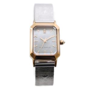 STAR MESH BAND WATCH SOLAR POWER 腕時計 アナログ ダイヤモンド 0.01ct