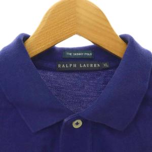 RALPH LAUREN ポロシャツ 半袖 ポニー XL ネイビーブルー マルチカラー /ES MA