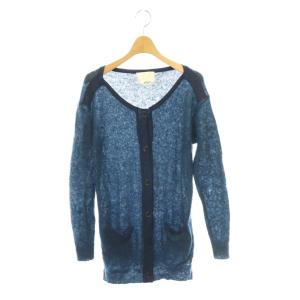 3.1 phillip lim カーディガン ニット 長袖 XS ダスティブルー ネイビー /ES MA