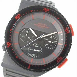 腕時計 スピードマスター クロノグラフ クオーツ 3針 ジウジアーロ デザイン 初期型 7A28-6000 グレー 稼働品