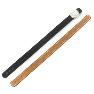 ブレスレット ルーピング セリエ レザー 2本セット I刻印 2005年製 ブラック ブラウン