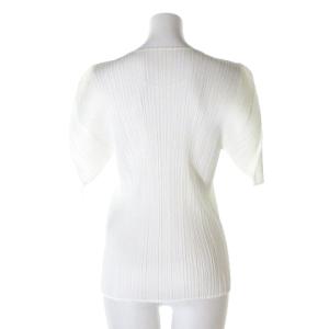 PLEATS PLEASE ISSEY MIYAKE 半袖プリーツカットソー 3 ホワイト