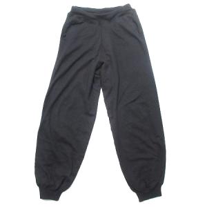 パンツ ニット スカル 刺繍 カシミヤ混 黒 ブラック S ボトムス