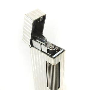 dunhill ライター ガス ローラー 着火未確認 ジャンク シルバー