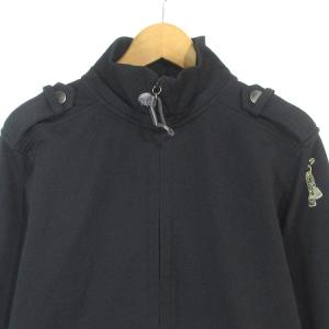 DIESEL 刺繍プリントトラックジャケット S ブラック