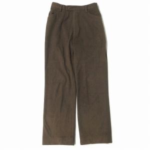 PWRMANWNTW パンツ ワイド ピーチスキン 3 ブラウン