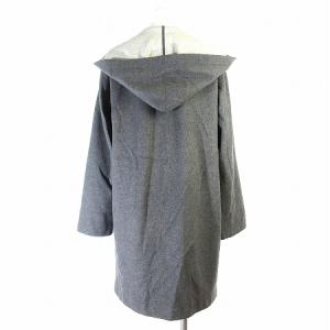 BLUE LABEL CRESTBRIDGE フーデッドコーディガン 38 グレー