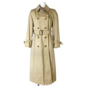 裏地チェックトレンチ ベージュ