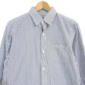 RUDE GALLERY 14SS カジュアル シャツ 長袖 コットン ストライプ 2 グレー 