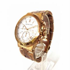 MICHAEL KORS MK-5223 腕時計 クロノグラフ クオーツ アナログ 3針 コマ カレンダー ゴールド