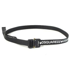 DSQUARED2 テープロゴベルト ナイロン 