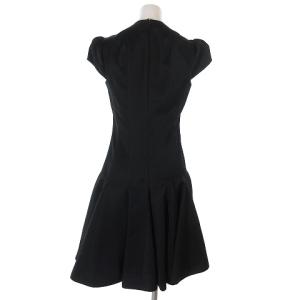 RALPH LAUREN ワンピース ドレス 膝丈 半袖 フレア 黒 ブラック 4
