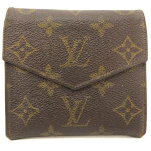 LOUIS VUITTON M61660 モノグラム ポルトモネ ビエカルトクレディ  二つ折り財布 Wホック ブラウン